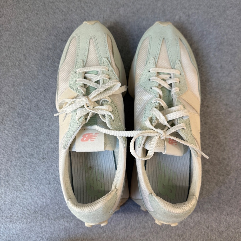New Balance‎ x CALIA 327 Lifestyle White Mint Sneakers Shoes Womens Size 11 - Picture 3 of 11